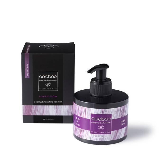 oolaboo color in mask purple berry 250 ml